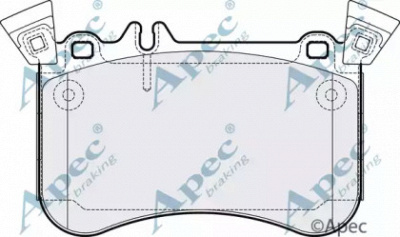 APEC BRAKING pad2118 -  Комплект тормозных колодок, дисковый тормоз